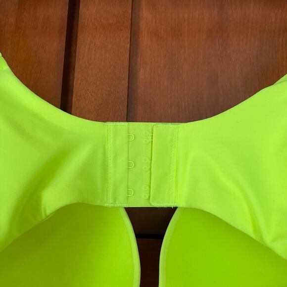 Skims Fits Everybody Push-Up Demi Bra Green Highlighter Size 40DDD (40F) - Picture 5 of 7